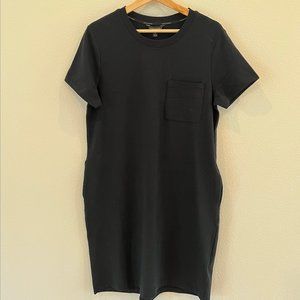 Banana Republic Women's Black Short Sleeve Crew Neck T-Shirt Dress Size Medium